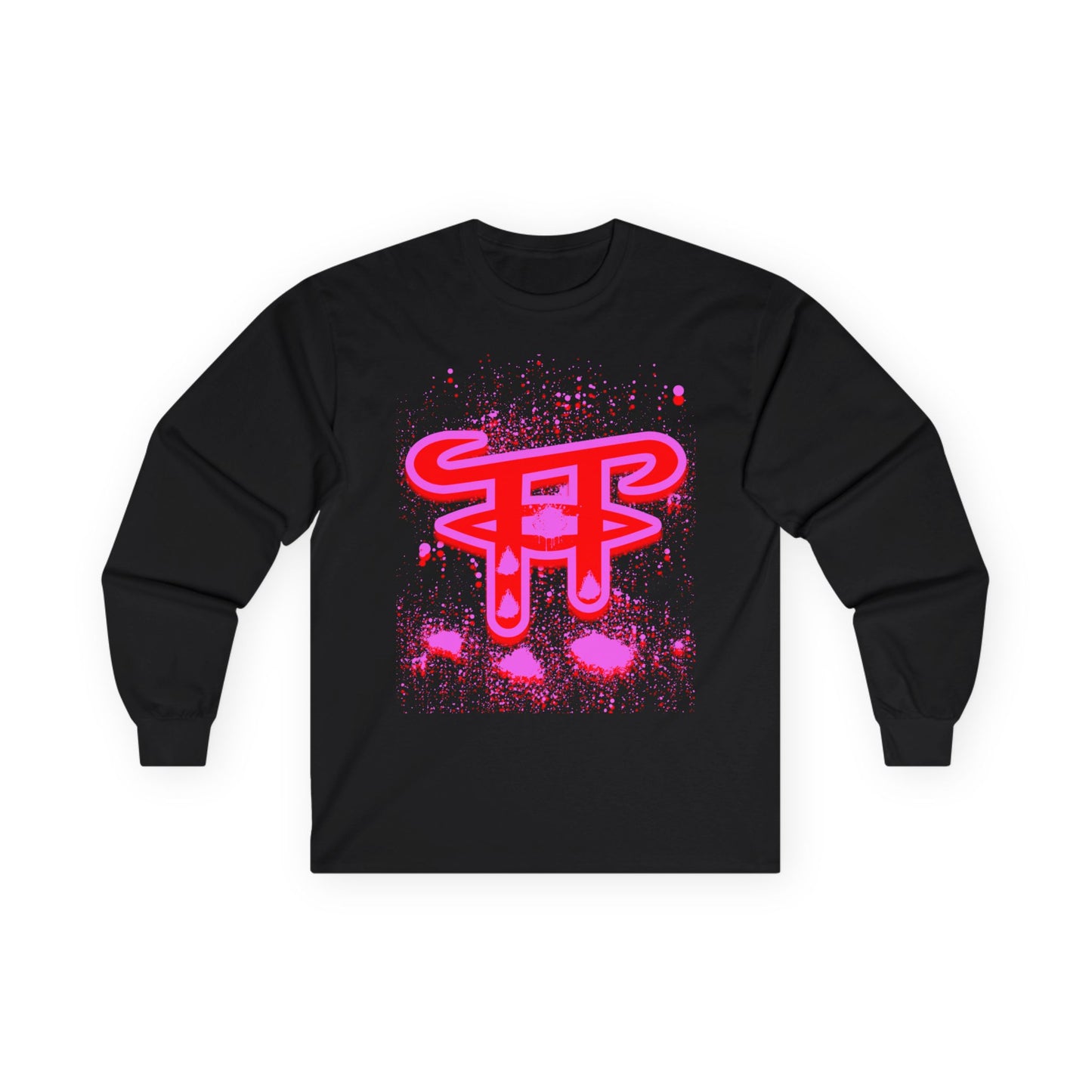 Vibrant Unisex Long Sleeve Tee with Fun Graphic, Perfect for Casual Outings, Gifts, and Parties, Trendy Streetwear, Everyday Comfort